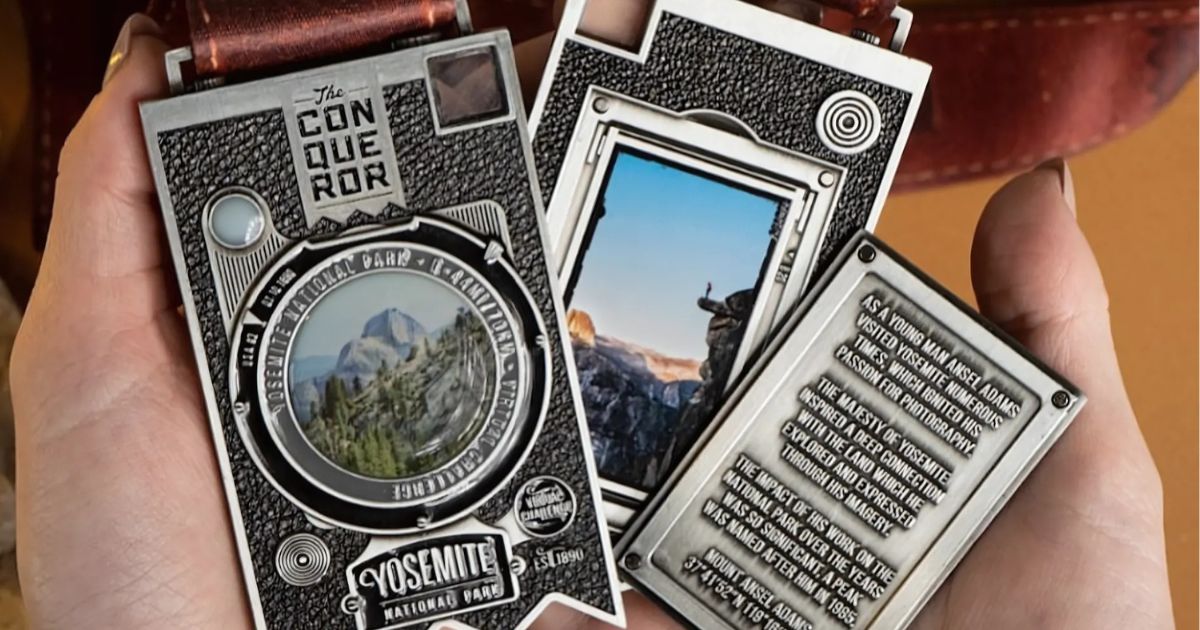 Medali Yosemite National Park Virtual Challenge