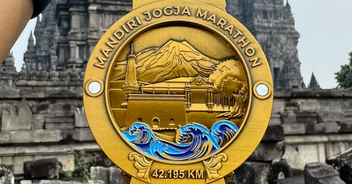 Medali Lari dengan Desain Unik