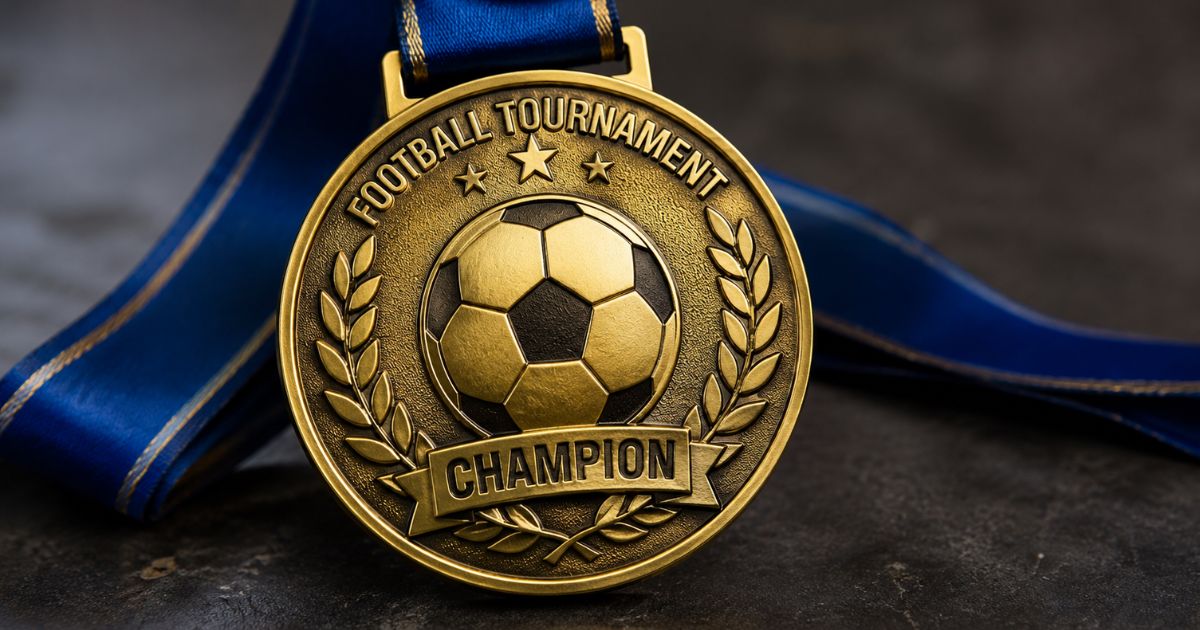 Medali Custom untuk Turnamen Sepak Bola