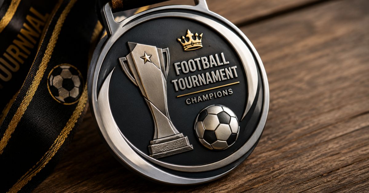 Medali Custom untuk Turnamen Sepak Bola